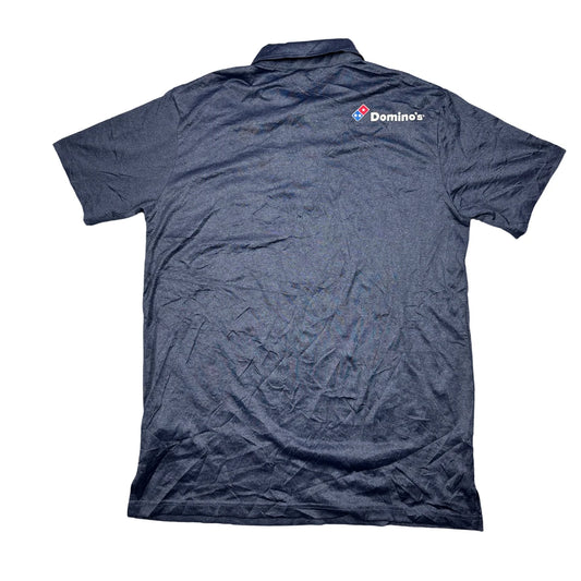 Domino's Gear® Heather Blue Polo Shirt(M)