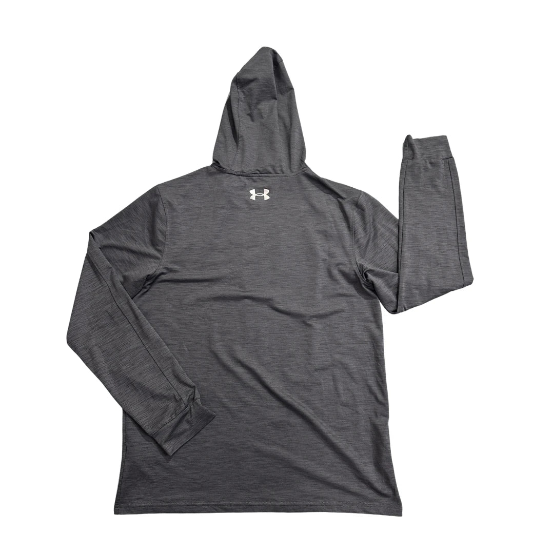Under Armour® Grey HeatGear Hooded Performance T-Shirt