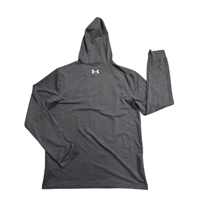 Under Armour® Grey HeatGear Hooded Performance T-Shirt