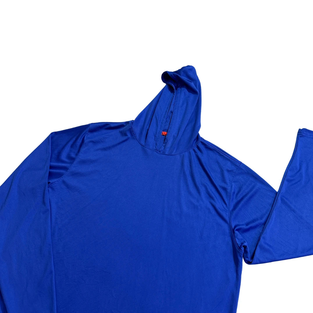 Blue Hooded Performance T-Shirt(L)