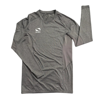 Sondico® Grey Performance Compression T-Shirt(M)