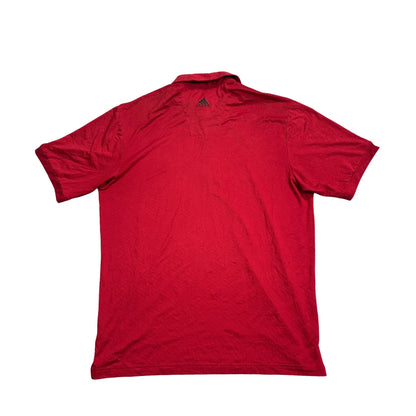 Adidas® Red Performance Polo Shirt(L)