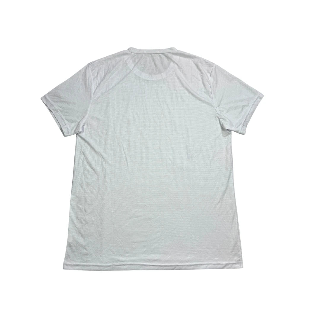 White Textured Performance T-Shirt(L)