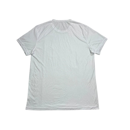 White Textured Performance T-Shirt(L)