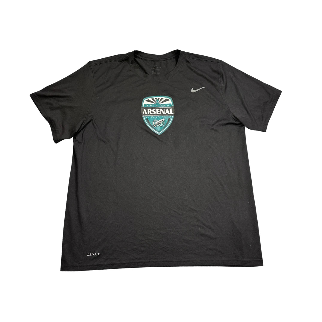 Nike® Black Dri-FIT Arizona Arsenal Soccer Club Performance T-Shirt(XL)