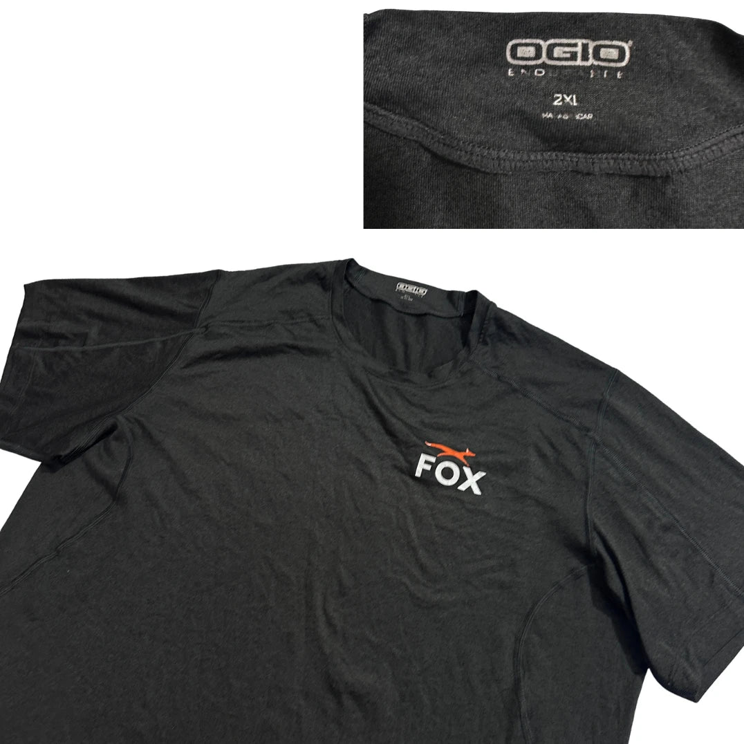 OGIO® Black FOX Performance T-Shirt(2XL)