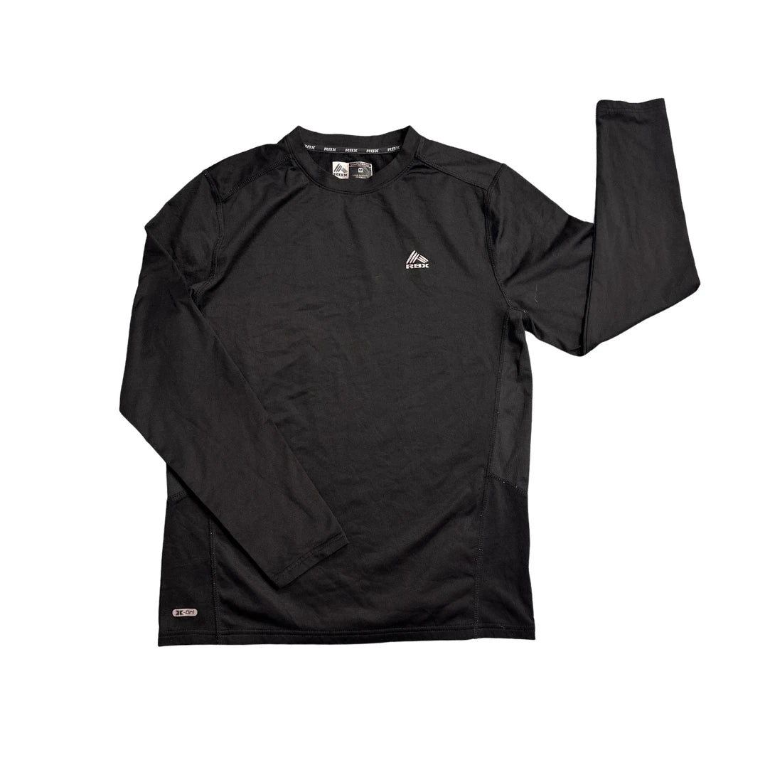 RBX® Black Compression Long Sleeve Performance T-Shirt(M)