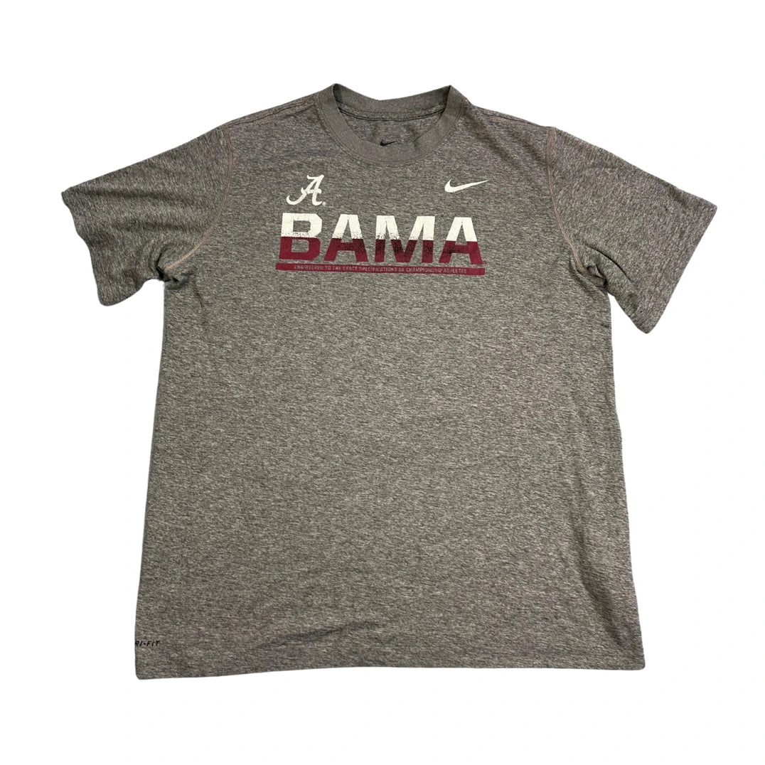 Nike® Grey Dri-FIT Alabama Graphic Performance T-Shirt(S)