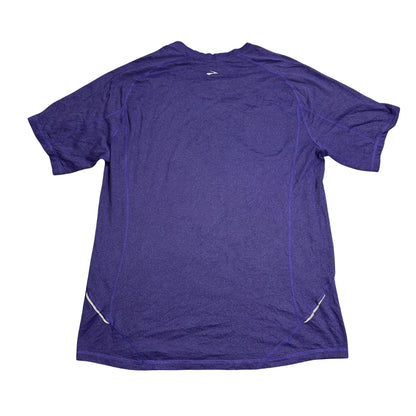 Brooks® Purple Running Performance T-Shirt(L)