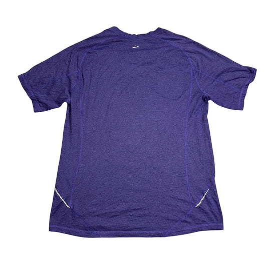 Brooks® Purple Running Performance T-Shirt(L)