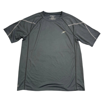 Speedo® Dark Grey Performance Sports T-Shirt(XL)