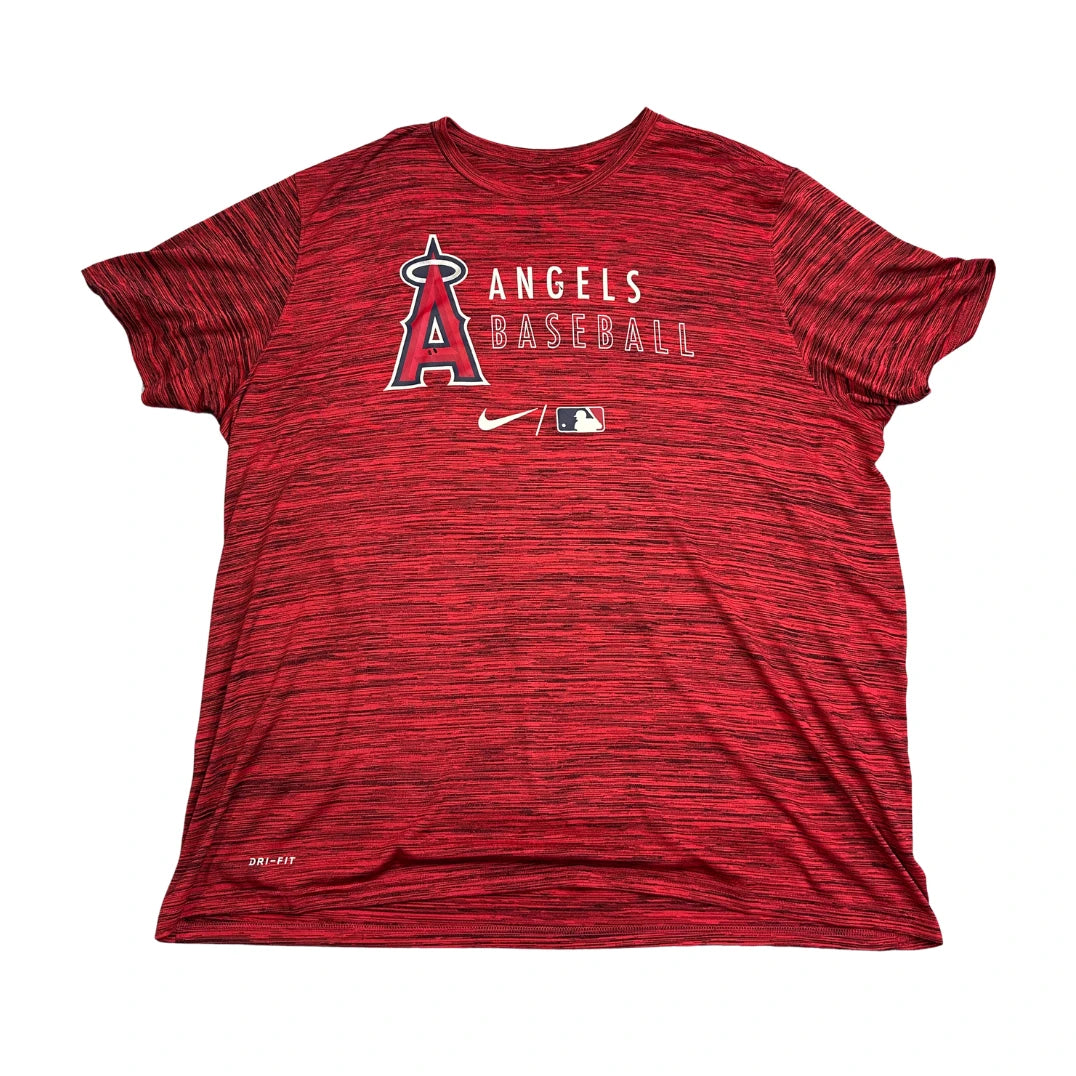Nike® Red Heather Angels Baseball Dri-FIT T-Shirt(2XL)