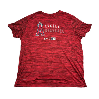 Nike® Red Heather Angels Baseball Dri-FIT T-Shirt(2XL)