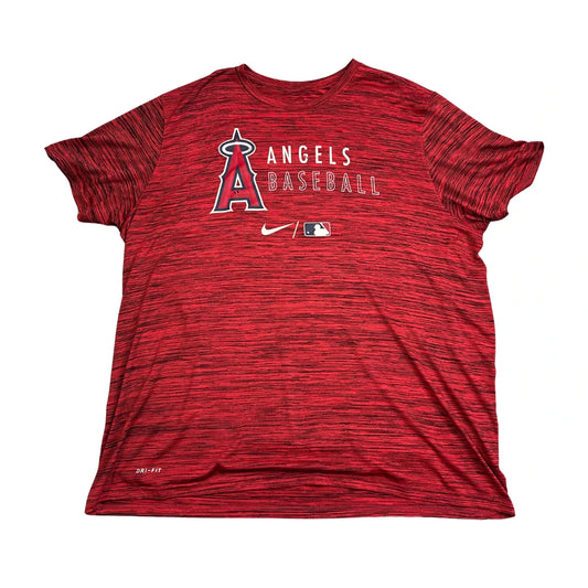 Nike® Red Heather Angels Baseball Dri-FIT T-Shirt(2XL)