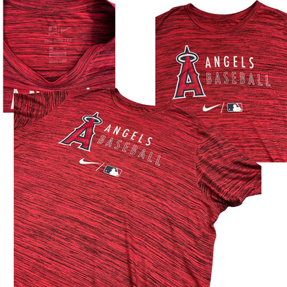 Nike® Red Heather Angels Baseball Dri-FIT T-Shirt(2XL)