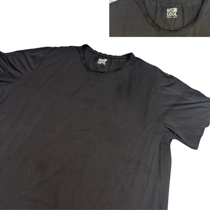 32 Cool® Black Basic Crew Neck T-Shirt(XL)