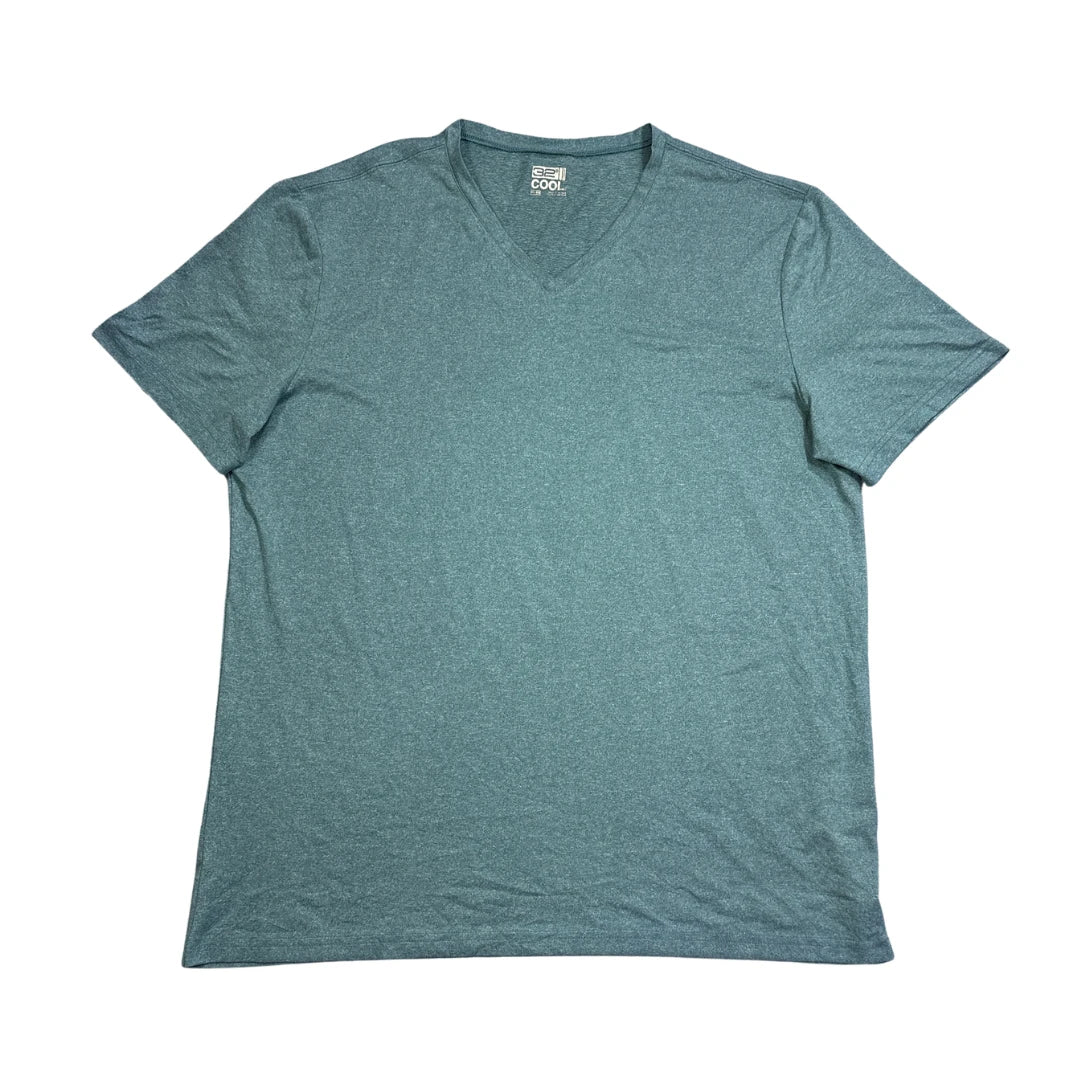 32 Cool® Teal V-Neck Performance T-Shirt