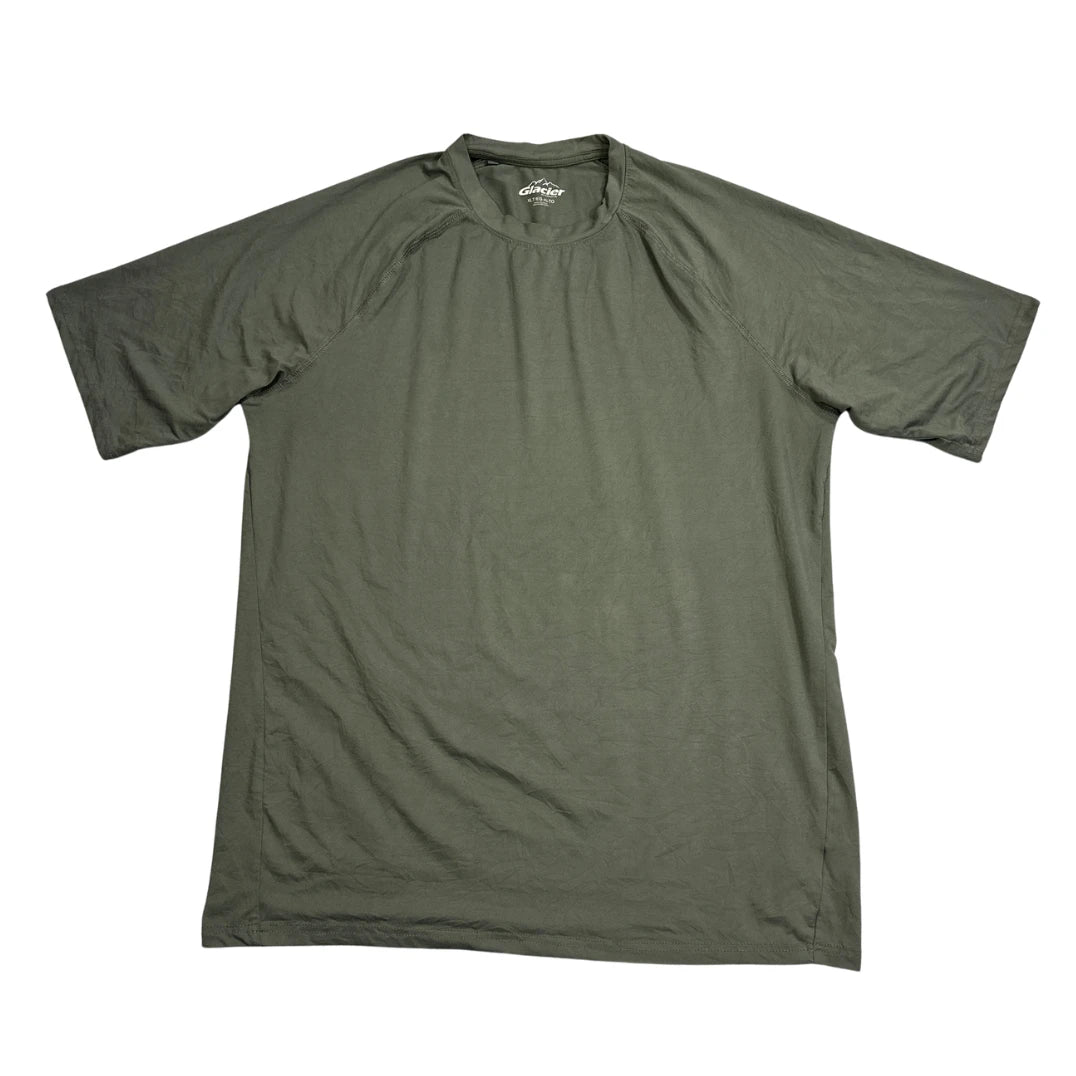 Glacier Performance® Olive Athletic T-Shirt(XL)