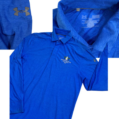 Under Armour® Royal Blue Performance Polo Shirt(M)