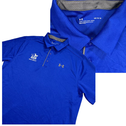 Under Armour® Royal Blue Performance Polo Shirt(L)