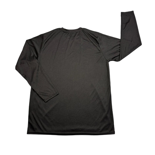 Eagle Graphic Black Long Sleeve Performance T-Shirt(L)