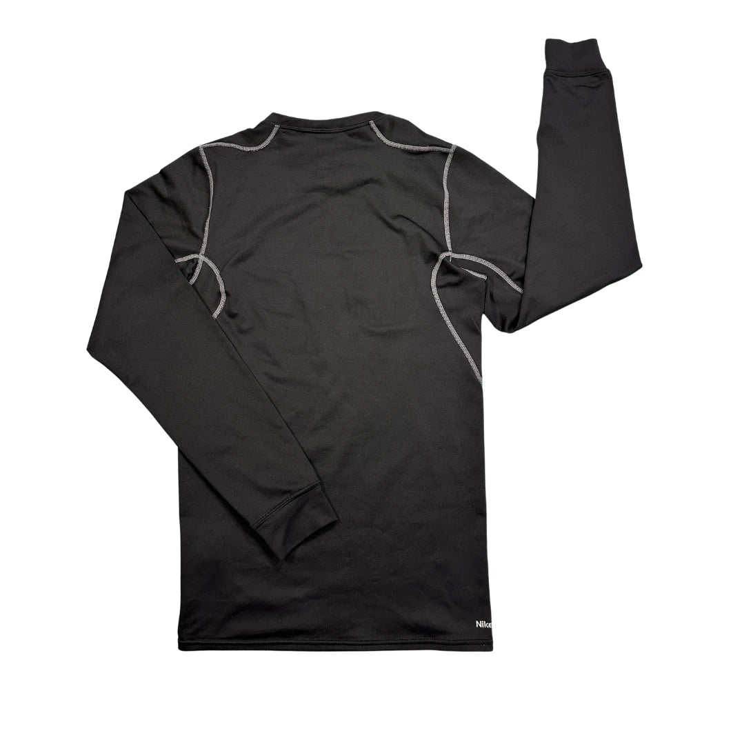 Nike® Black Dri-FIT Compression Performance Long Sleeve T-Shirt(S)