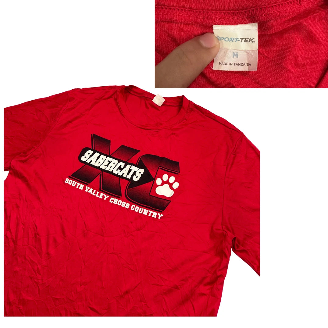 Sport-Tek® Red Graphic Performance T-Shirt(M)