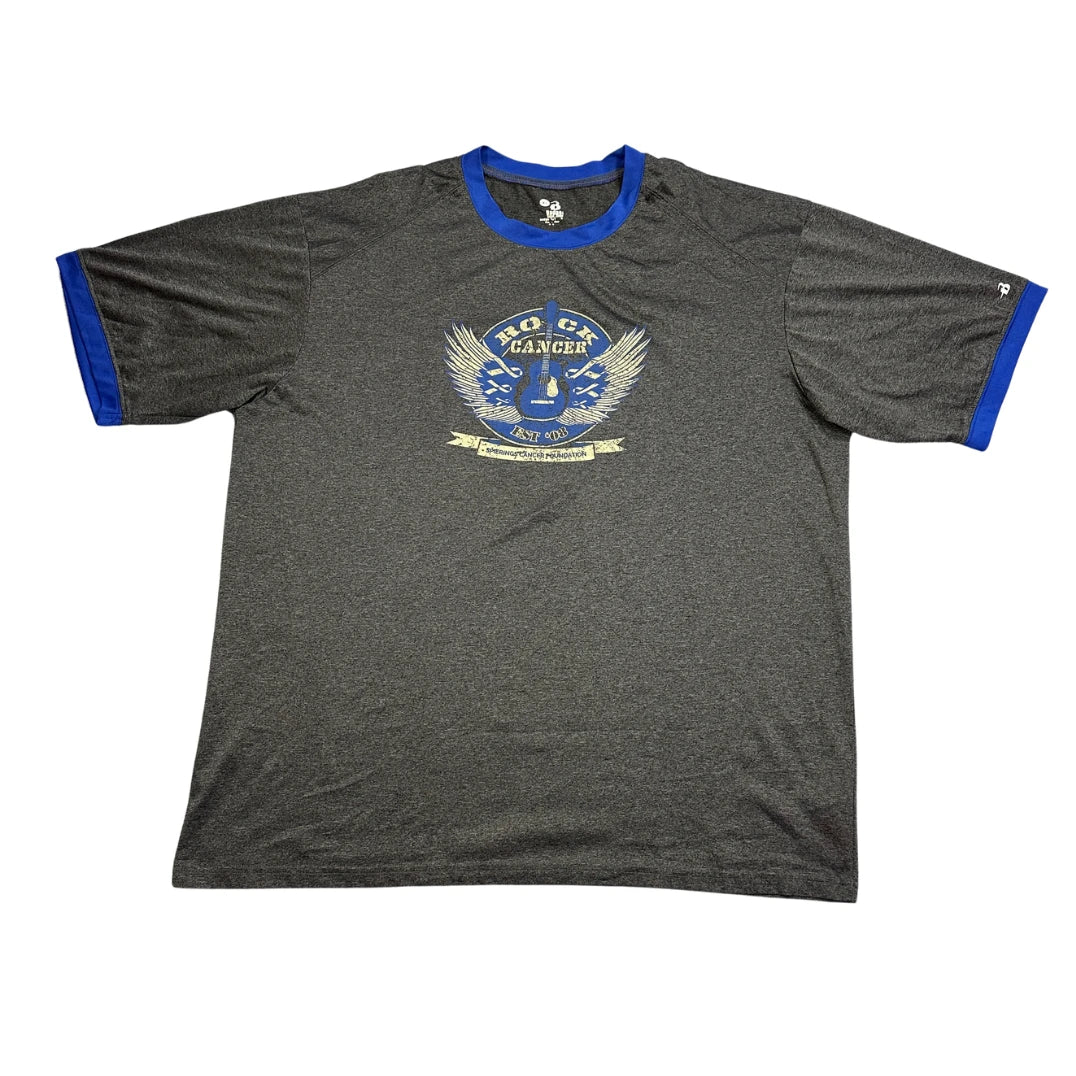 Badger® Grey Rock Cancer Performance T-Shirt(XL)