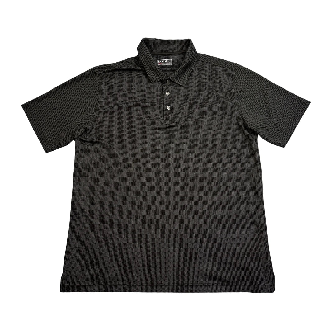 Bolle® Black Textured Polo Shirt(L)