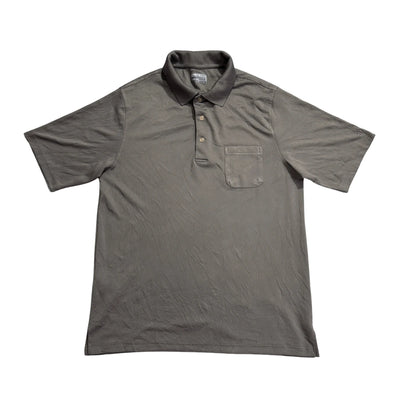 Grey Pocket Polo Shirt(L)