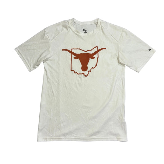 Badger Sport® White Athletic Performance T-Shirt(S)
