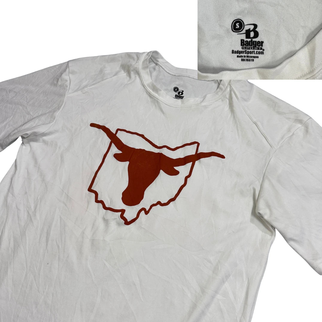 Badger Sport® White Athletic Performance T-Shirt(S)
