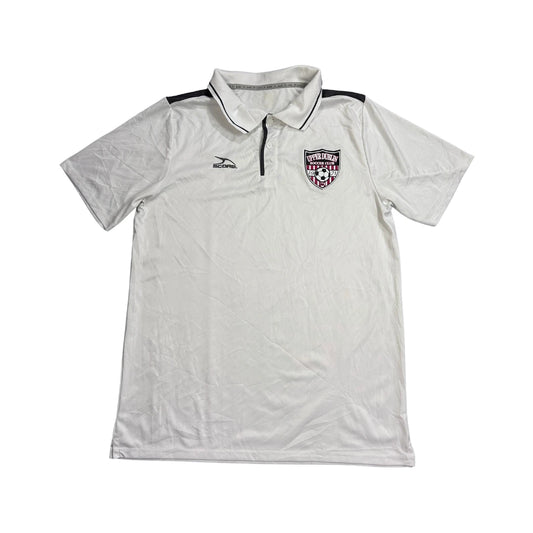 Score® White Short Sleeve Polo Shirt(M)