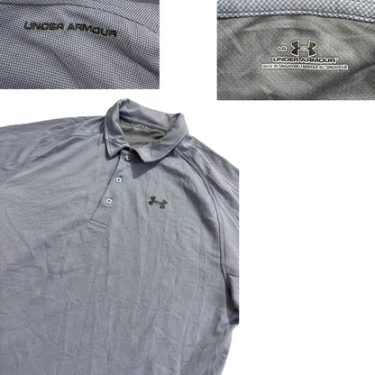 Under Armour® Grey Performance Polo Shirt(L)