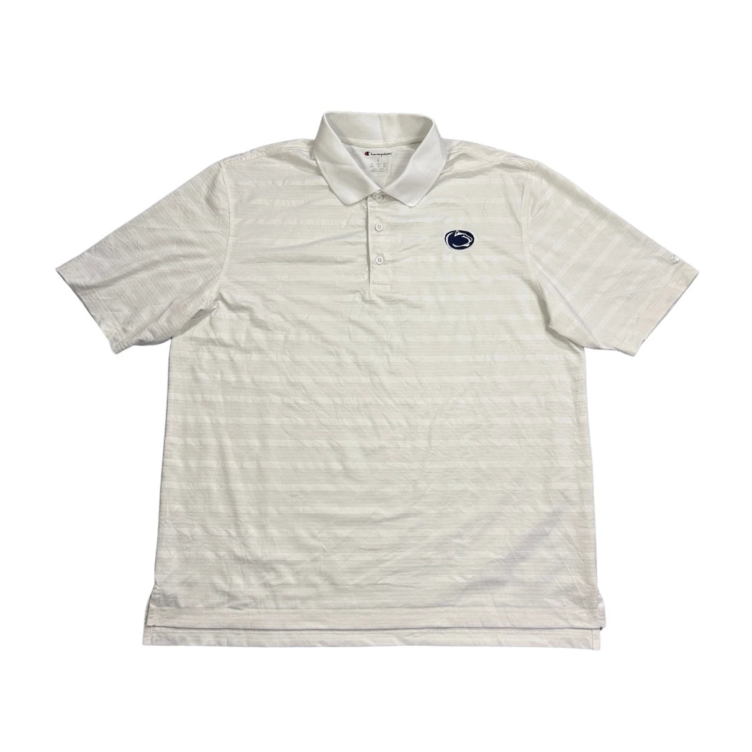 Champion® White Performance Polo Shirt(L)