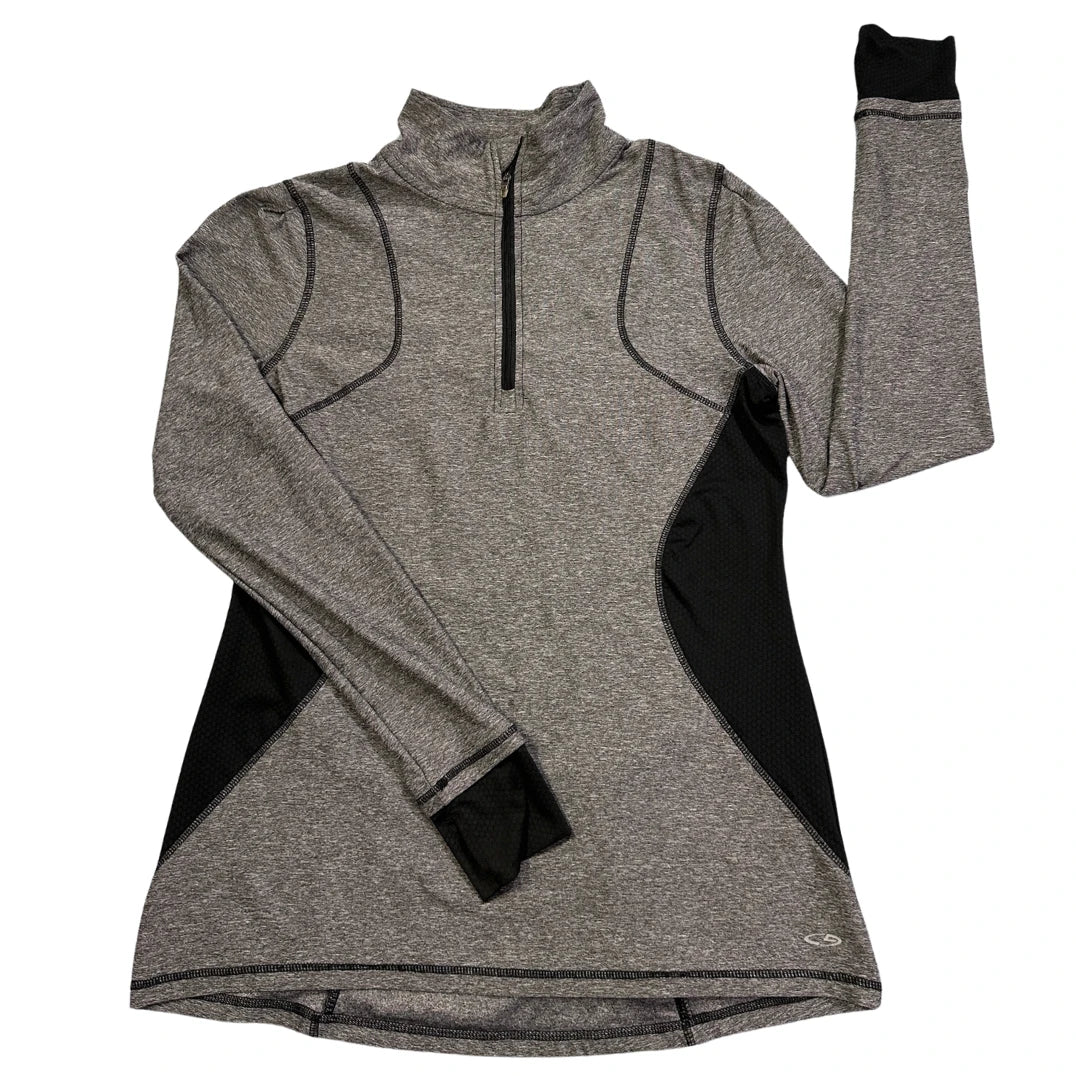 CHAMPION® Grey Quarter Zip Performance Top