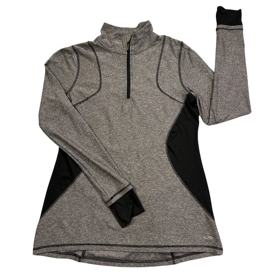 CHAMPION® Grey Quarter Zip Performance Top