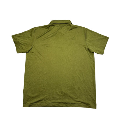 Performance Olive Green Athletic Polo T-Shirt(XL)