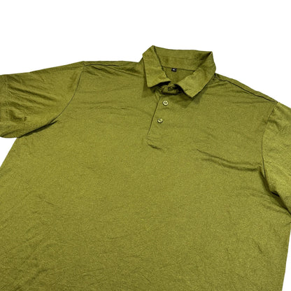 Performance Olive Green Athletic Polo T-Shirt(XL)