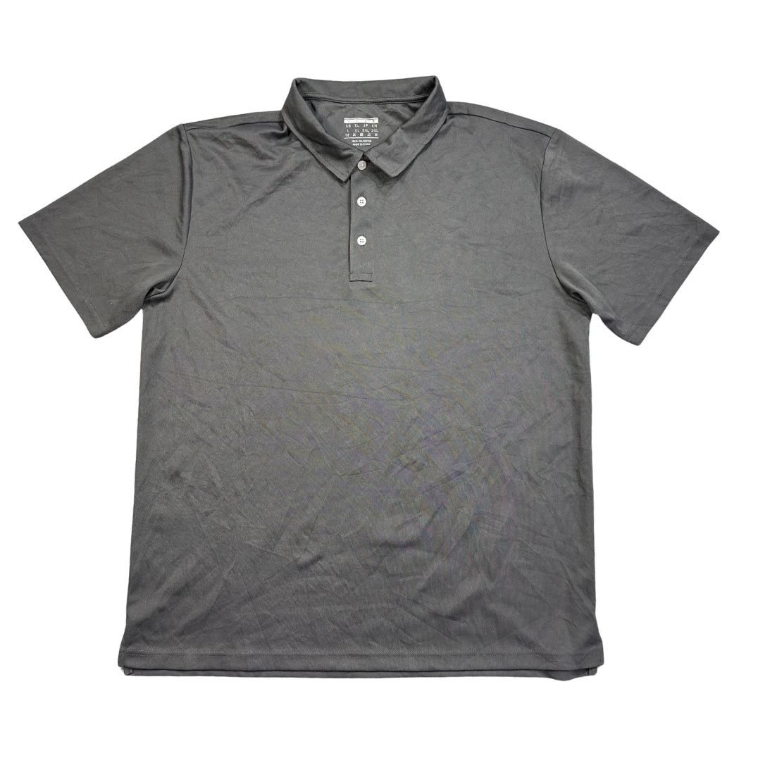 Performance® Charcoal Grey Athletic Polo T-Shirt(L)