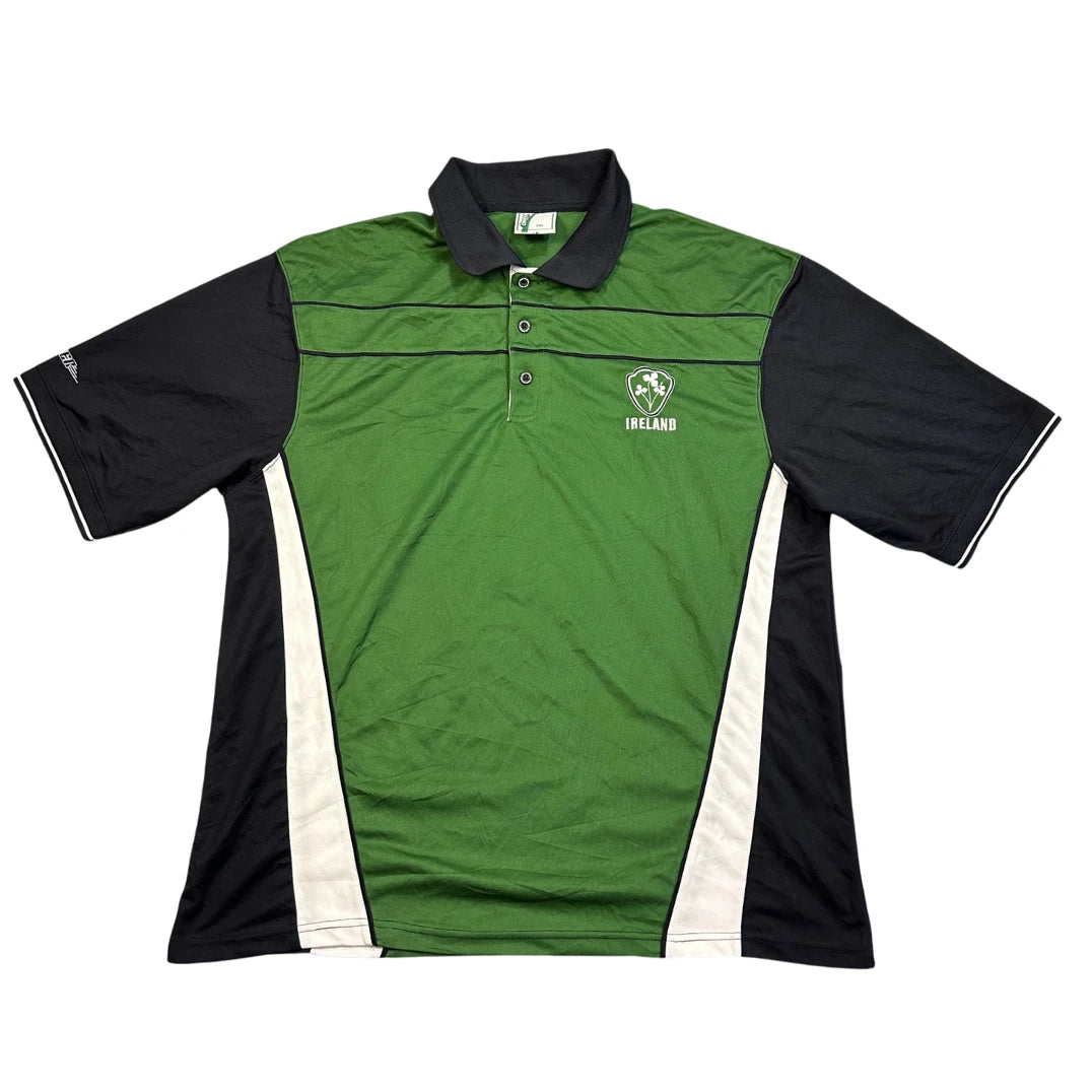 Croker® Green Ireland Sports Polo T-Shirt(XL)