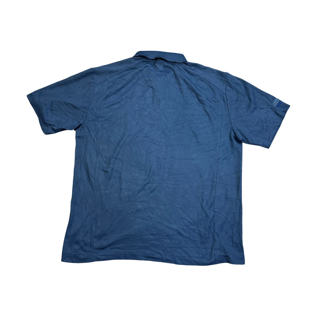 Nike Golf® Blue Dri-FIT Performance Polo T-Shirt(L)