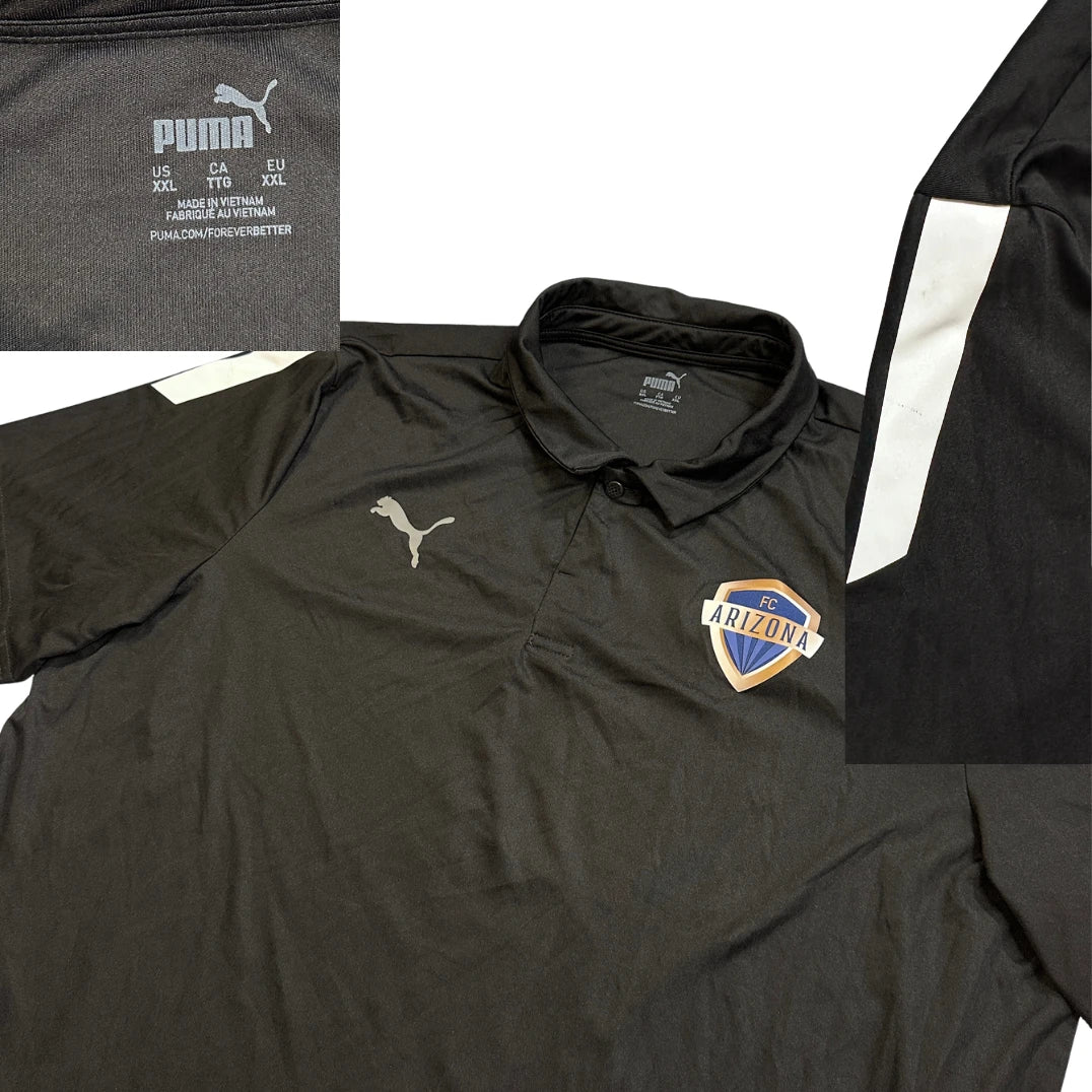 Puma® Black DryCELL FC Arizona Polo T-Shirt(2XL)