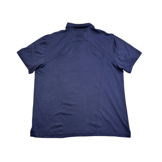 Under Armour® Navy Athletic Polo T-Shirt(2XL)