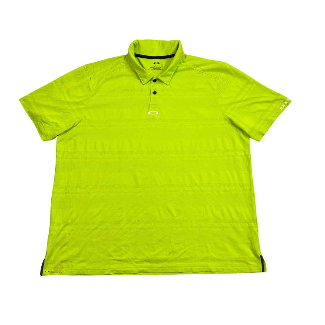 Oakley® Neon Yellow Performance Polo T-Shirt(2XL)
