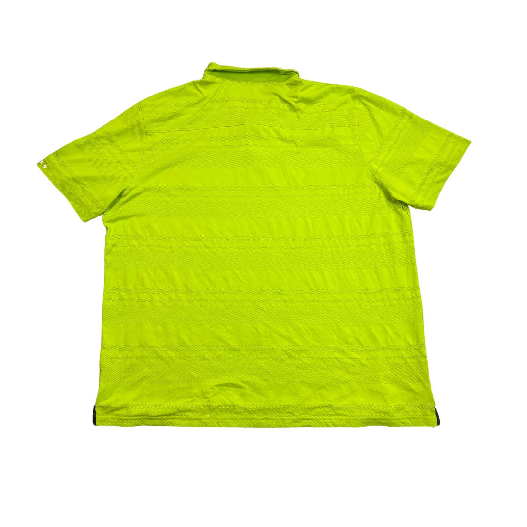 Oakley® Neon Yellow Performance Polo T-Shirt(2XL)