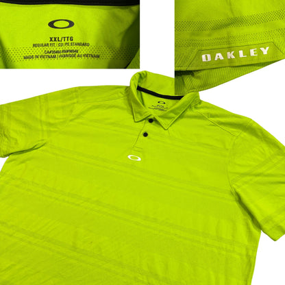 Oakley® Neon Yellow Performance Polo T-Shirt(2XL)