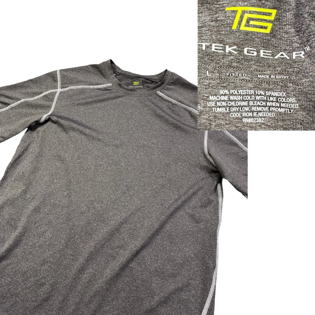 Tek Gear® Charcoal Grey Performance Training T-Shirt(L)