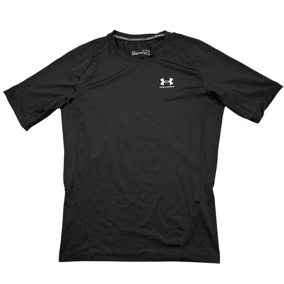 Under Armour® Black HeatGear Compression T-Shirt(XL)