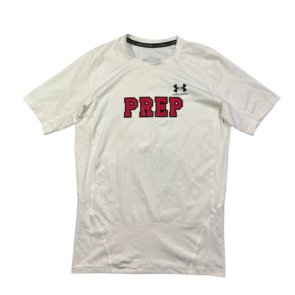 Under Armour® White HeatGear Compression T-Shirt(L)
